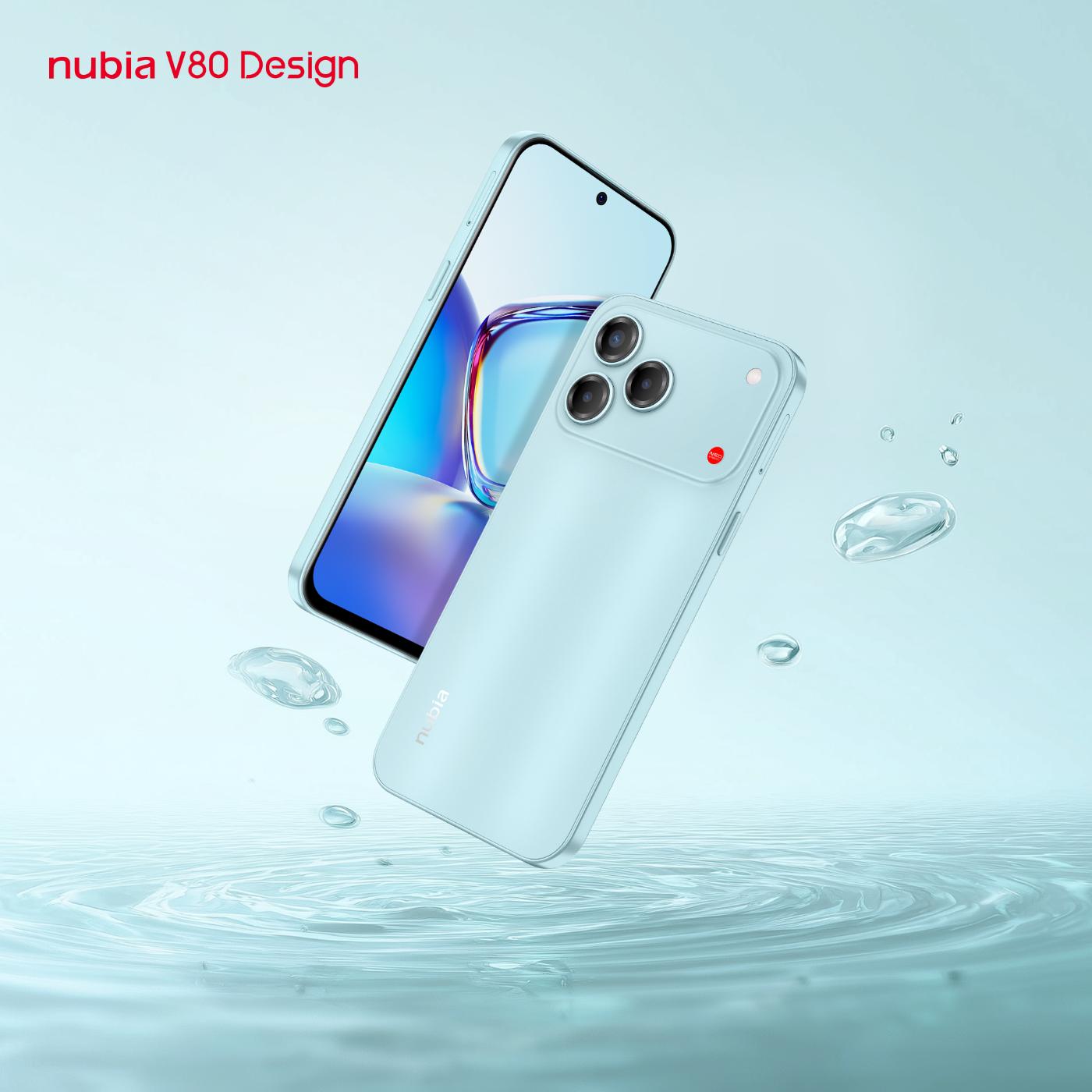Xanh Ngọc Lam 2 nubia V80 Series: Sự giao thoa giữa ngôn ngữ thiết kế cao cấp, AI thông minh và độ bền cực hạn