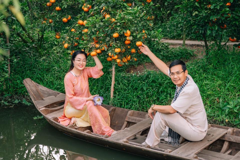 Hoàng Thanh Nga 1 Hoa hậu Hoàng Thanh Nga về thăm vùng đất Sa Đéc những ngày giáp Tết