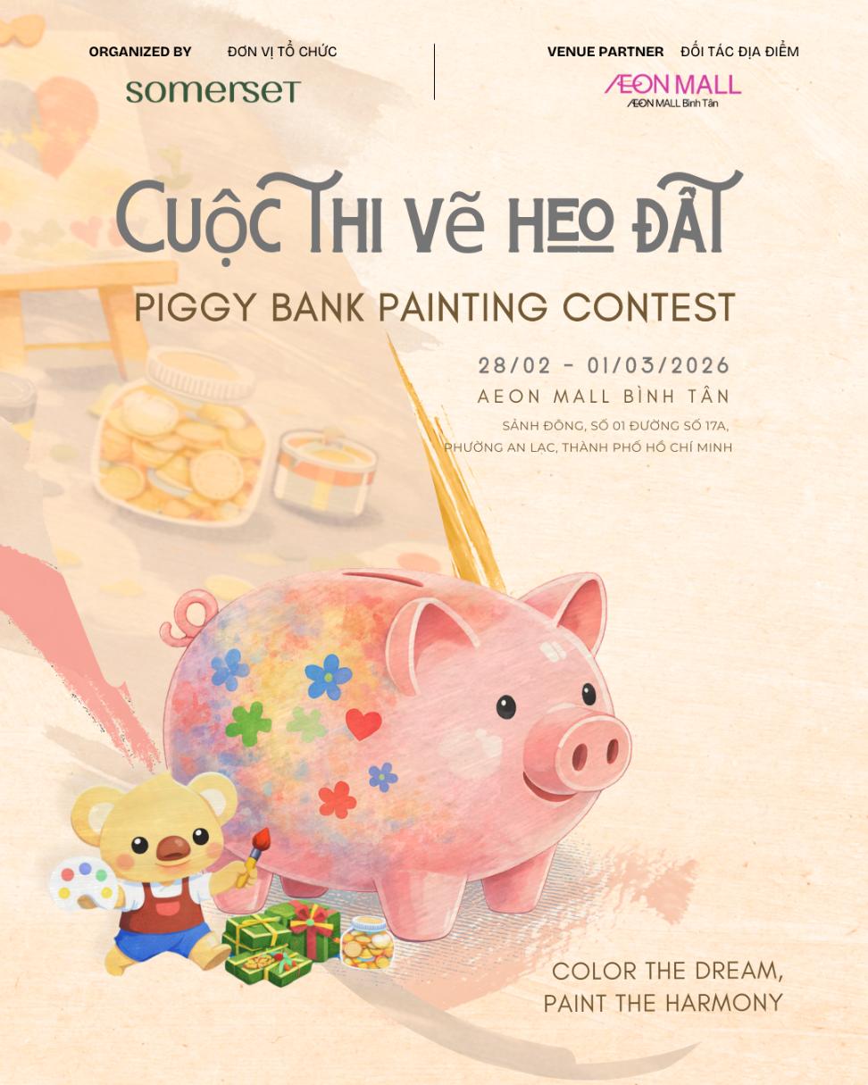 Hoạ sắc ước mơ tuổi thơ, chạm tay kỳ nghỉ mơ ước cùng Somerset SVN Piggy Bank Contest Key visual Hoạ sắc ước mơ tuổi thơ, chạm tay kỳ nghỉ mơ ước cùng Somerset