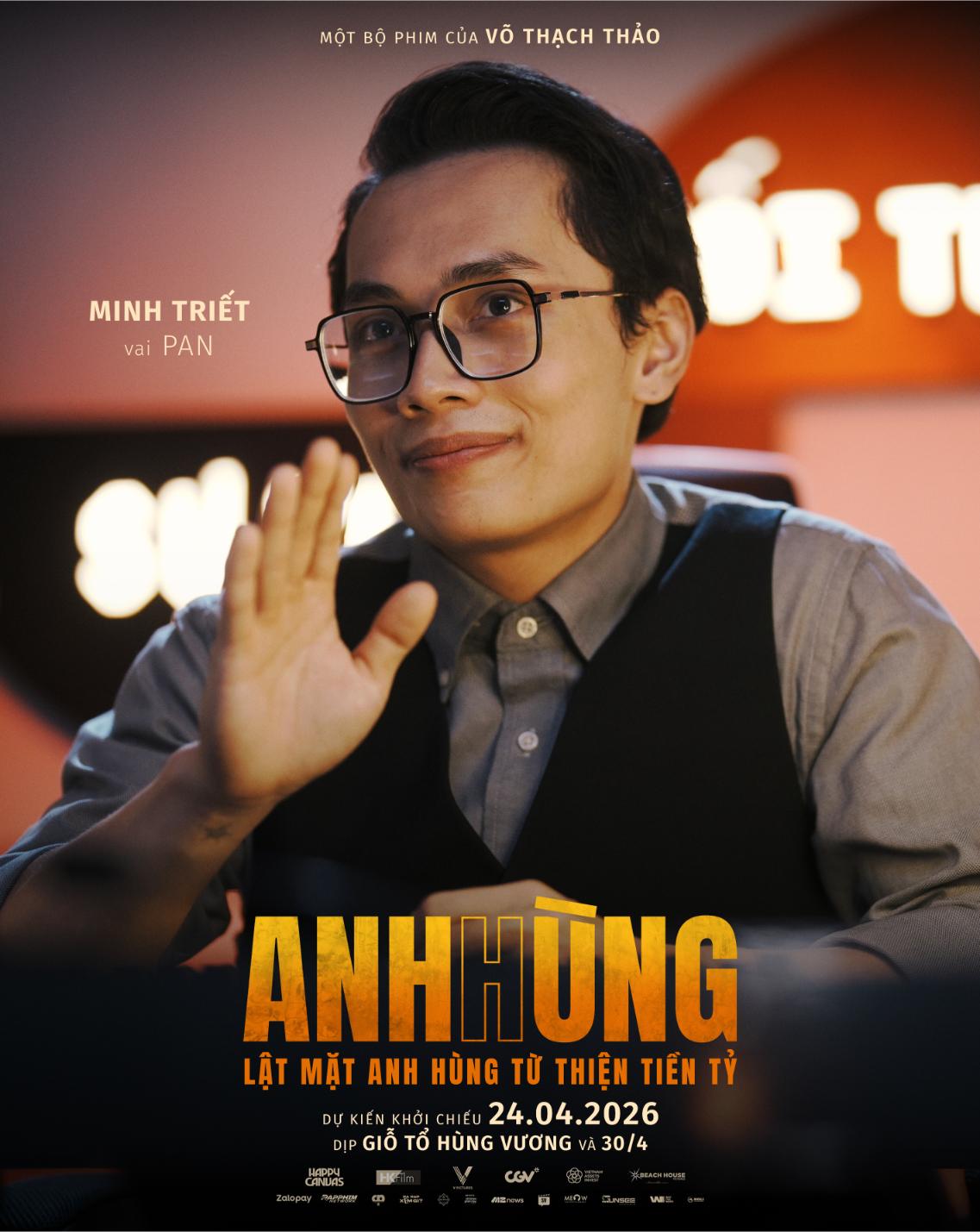 CHARACTER TRIET Phim “Anh Hùng” của Thái Hòa tung bộ poster nhân vật, ai cũng ẩn chứa nỗi niềm riêng?