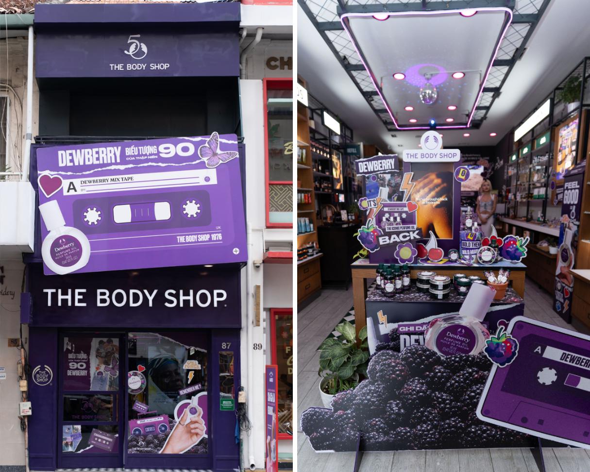 Dewberry 1 Dewberry   Dòng sản phẩm biểu tượng của The Body Shop chính thức ra mắt tại Việt Nam