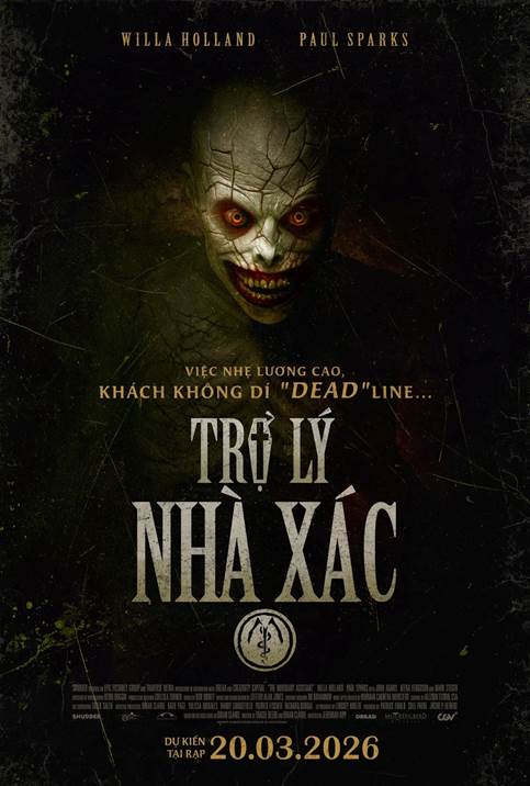 Trợ Lý Nhà Xác  Siêu phẩm kinh dị chuyển thể game ám ảnh nhất đầu năm 2026 chính thức đổ bộ rạp Việt