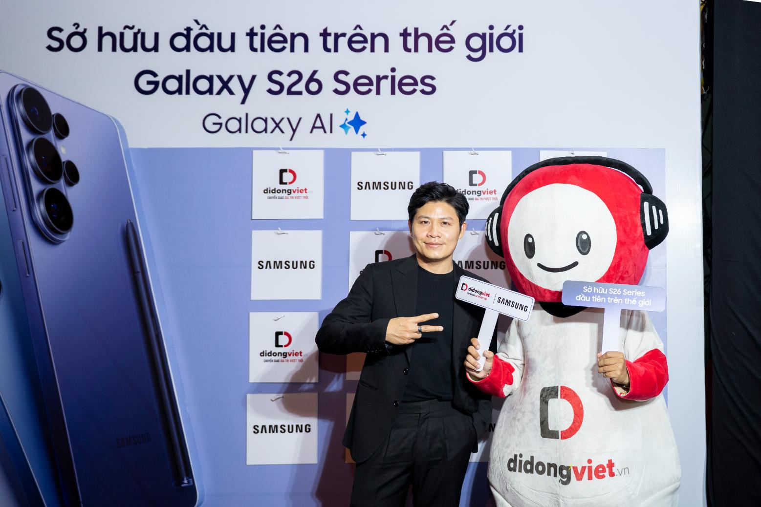 di dong viet 2 Samsung Galaxy S26 series chính thức mở bán: Di Động Việt trả hàng xuyên đêm