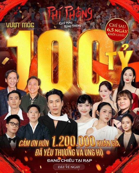 Phí Phông Quỷ Máu Rừng Thiêng 1 2 Phí Phông: Quỷ Máu Rừng Thiêng cán mốc 100 tỷ đồng sau 6,5 ngày