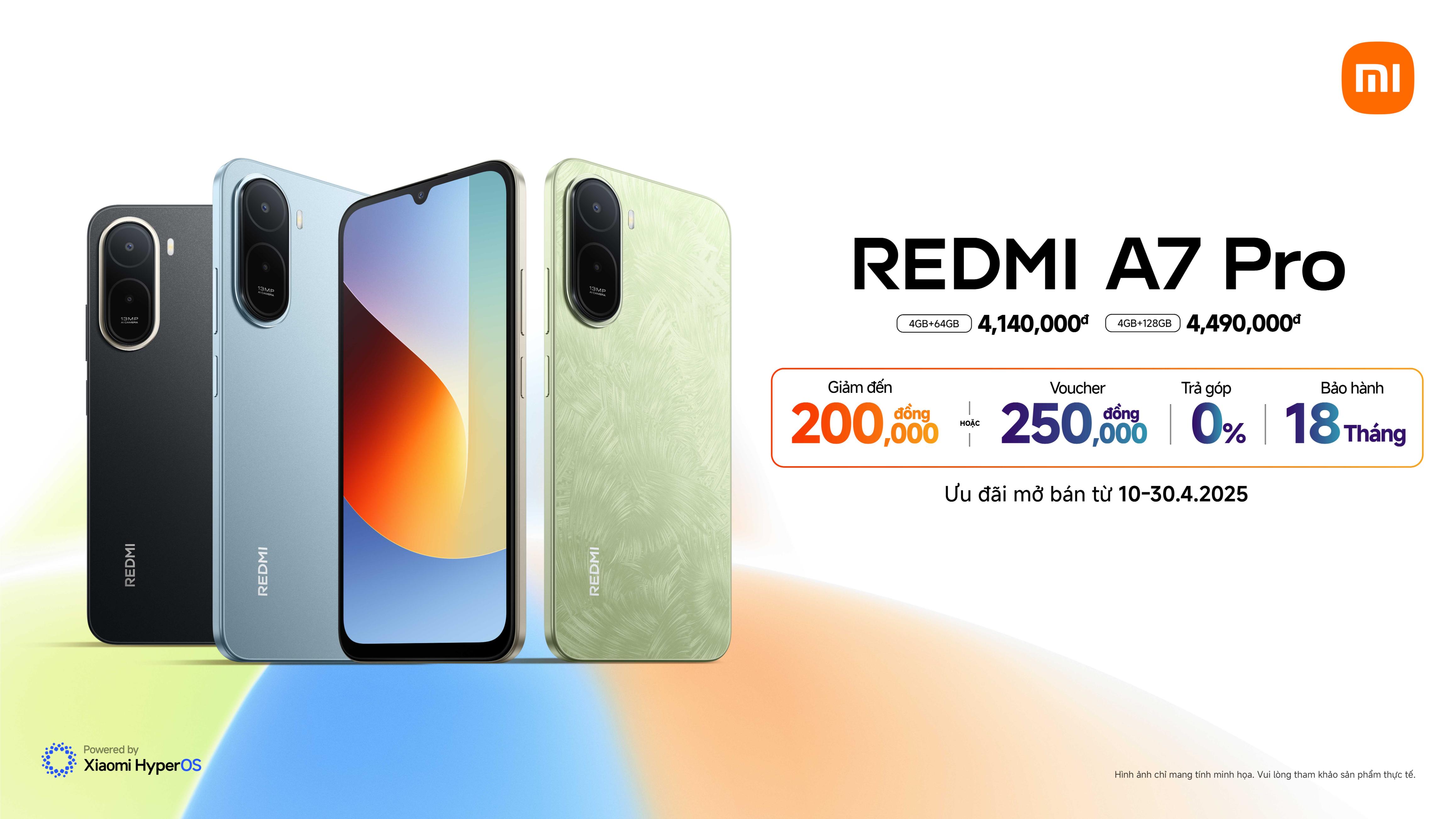 REDMI A7 Pro Promotion KV Horizontal Xiaomi ra mắt REDMI A7 Pro, mang đến trải nghiệm chuẩn Pro cho người dùng phổ thông Việt