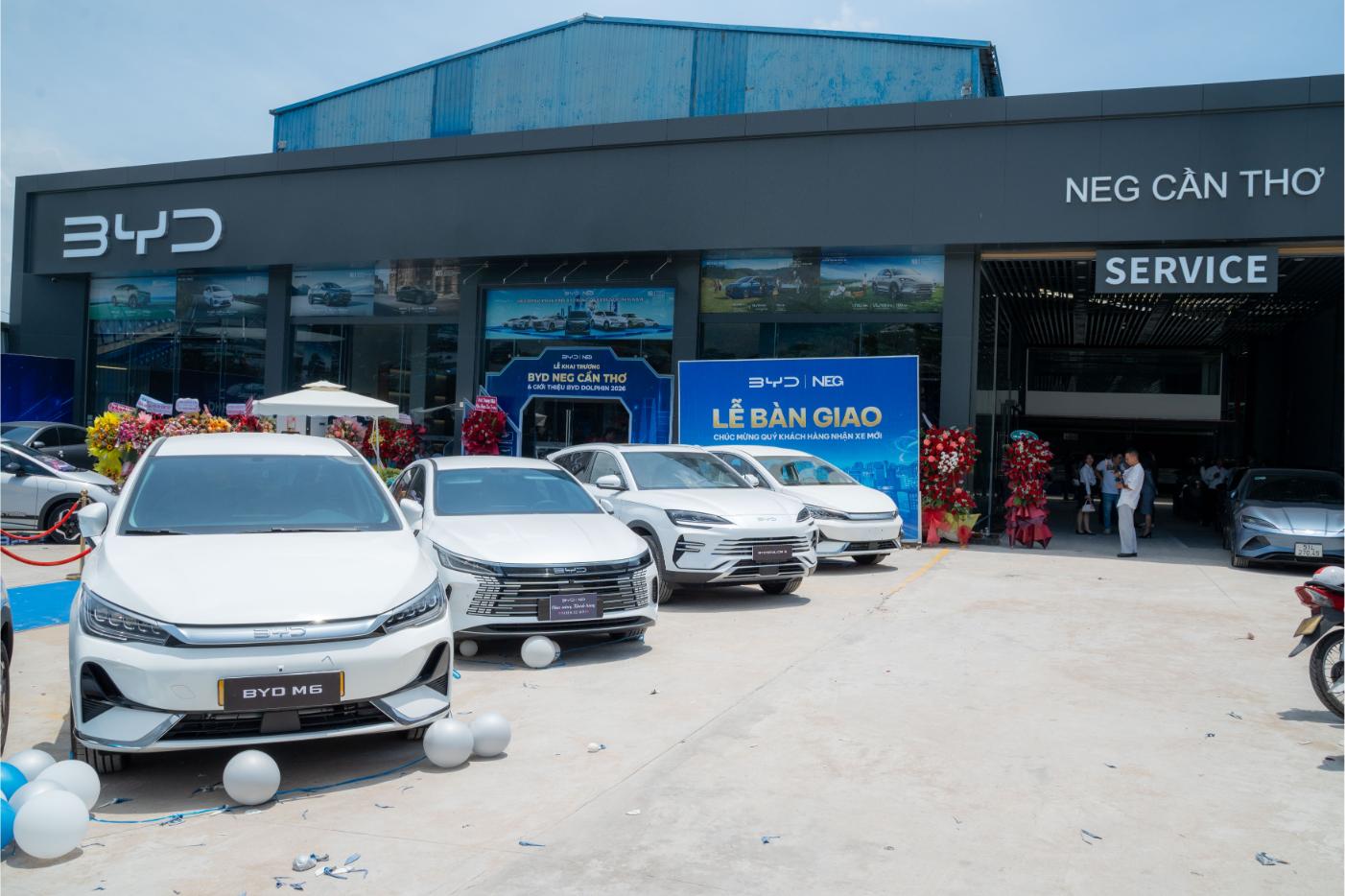 BYD Dolphin 1 Khai trương showroom chuẩn 4S tại Cần Thơ, tăng cường hiện diện tại khu vực Tây Nam Bộ.