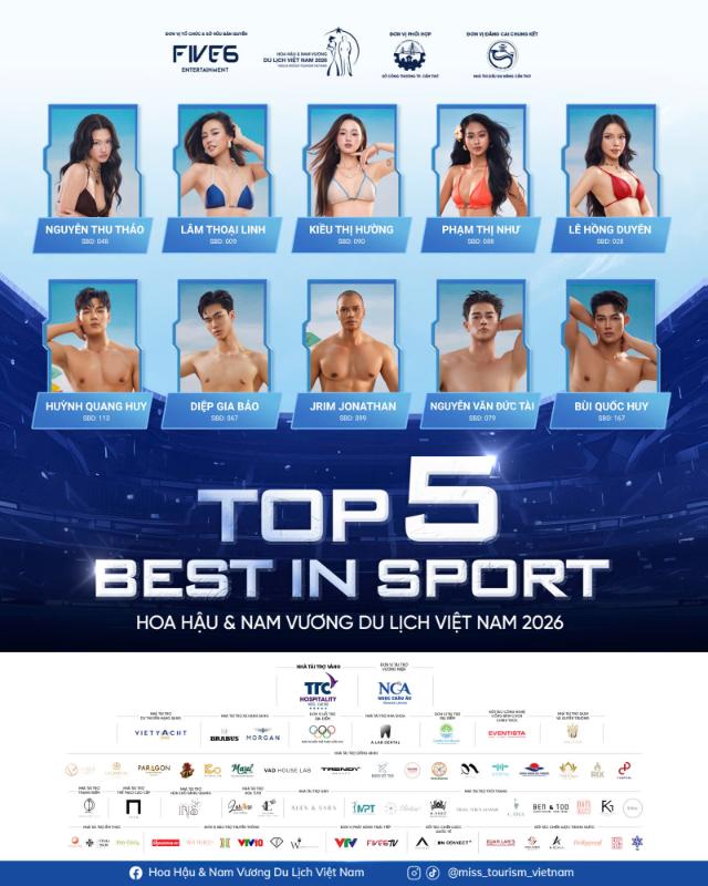 Hoa hậu Nam vương Du lịch Việt Nam 2026 1 1 Hoa hậu   Nam vương Du lịch Việt Nam 2026: Dàn thí sinh ‘đại chiến’ lăn xả cực cháy tại Cần Thơ