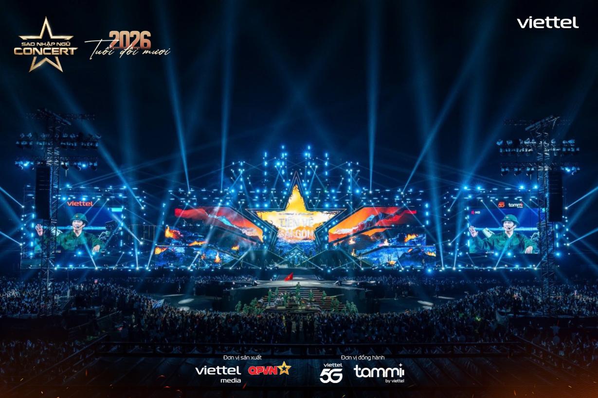 Sao Nhập Ngũ Concert 2026 10 Vẻ đẹp người lính tái hiện đầy cảm xúc tại Sao Nhập Ngũ Concert 2026