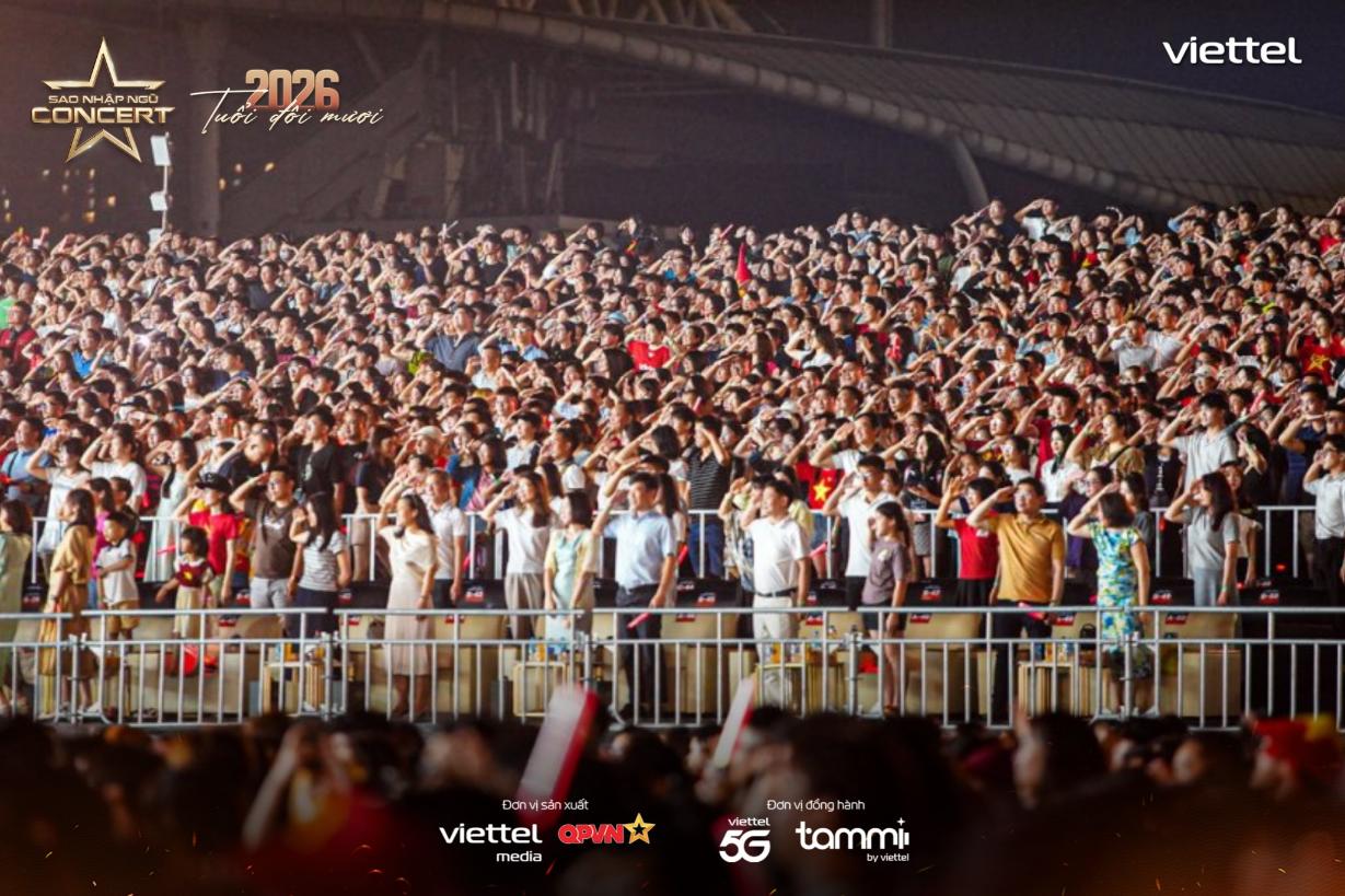 Sao Nhập Ngũ Concert 2026 13 Vẻ đẹp người lính tái hiện đầy cảm xúc tại Sao Nhập Ngũ Concert 2026