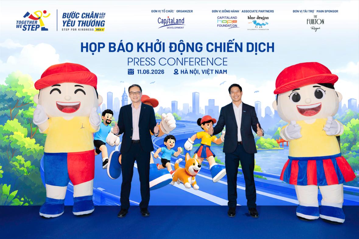CapitaLand Development  CapitaLand Development cam kết tài trợ 98.000 đô la Mỹ đồng hành cùng trẻ em yếu thế