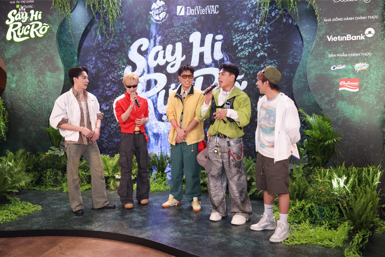 Say Hi Rực Rỡ 2 Dàn anh trai tụ hội ra mắt show sinh tồn Say Hi Rực Rỡ
