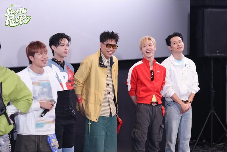 Say Hi Rực Rỡ 5 Dàn anh trai tụ hội ra mắt show sinh tồn Say Hi Rực Rỡ