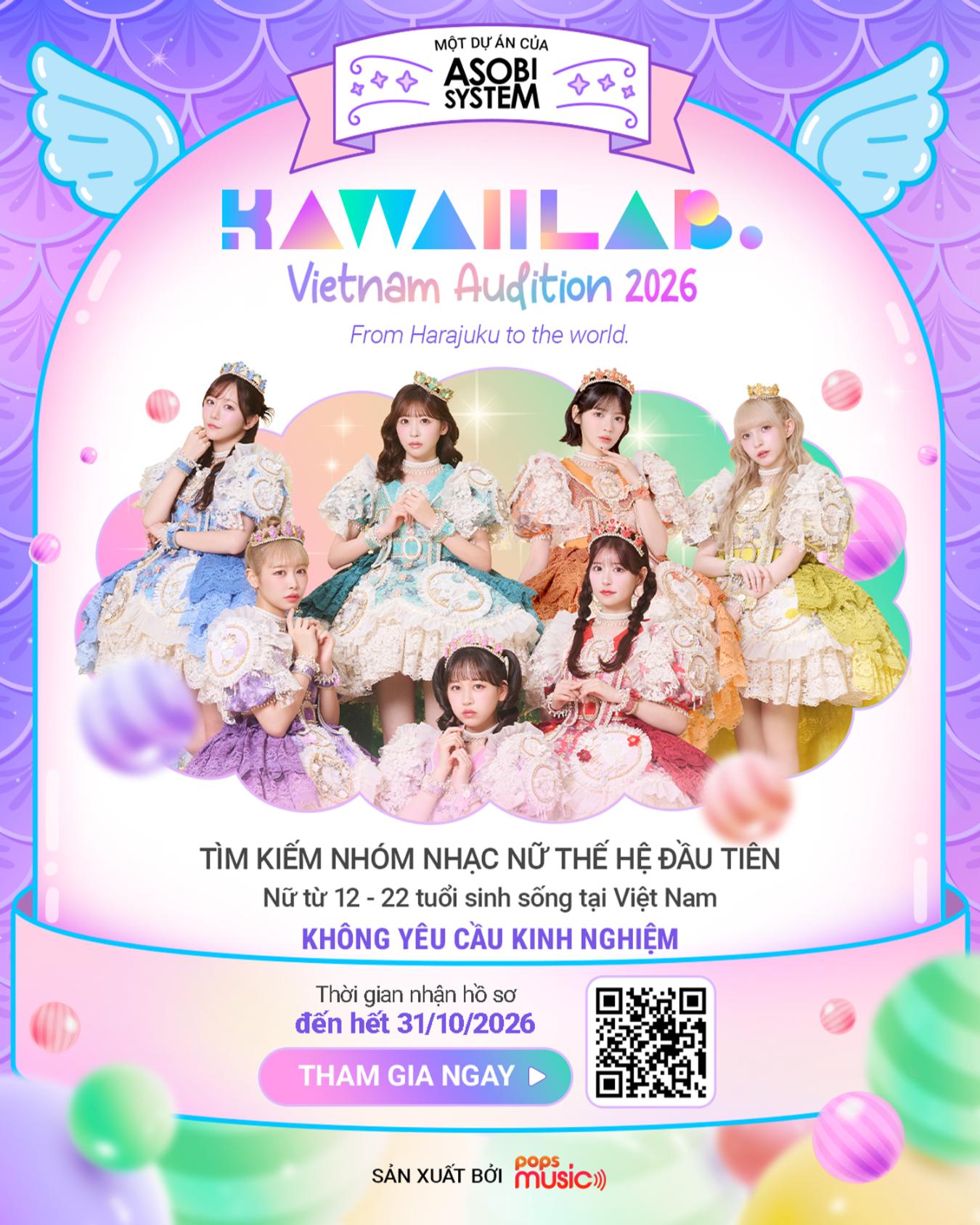 Official Poster 1 Ông lớn giải trí Nhật Bản đến Việt Nam tìm kiếm nhóm nhạc nữ thế hệ đầu tiên
