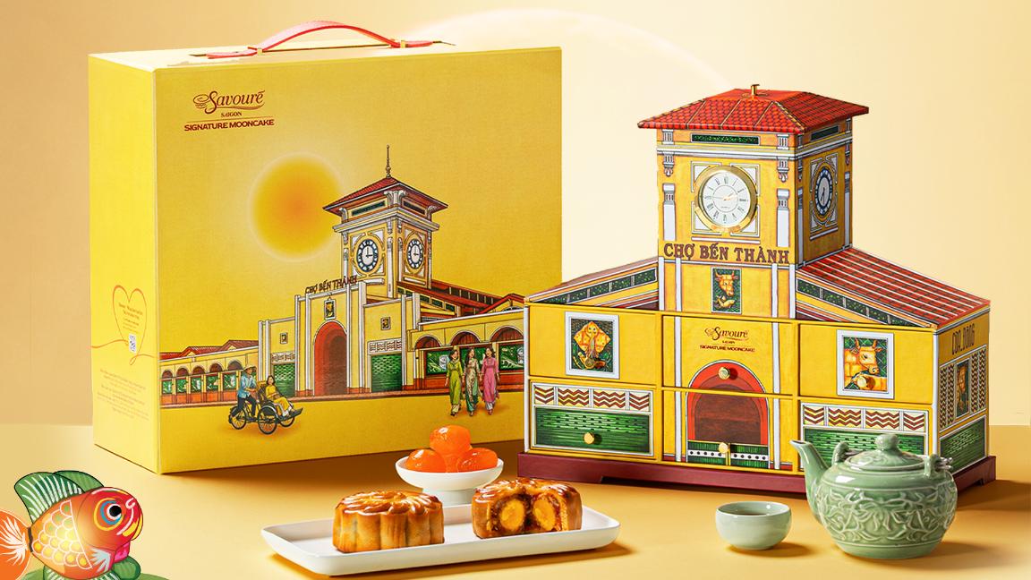 SVR Trung Thu Hộp Bến Thành Vui trọn mùa trăng cùng Savouré với BST ‘Saigon Signature Mooncake 2026