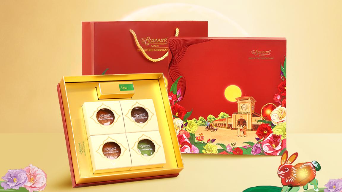 SVR Trung Thu Hộp Phú Quý Vui trọn mùa trăng cùng Savouré với BST ‘Saigon Signature Mooncake 2026