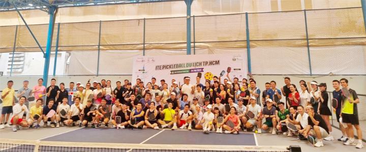 Giải ITE Pickleball Du lịch TP 6 1 Giải ITE Pickleball Du lịch TP.HCM 2026 diễn ra thành công rực rỡ