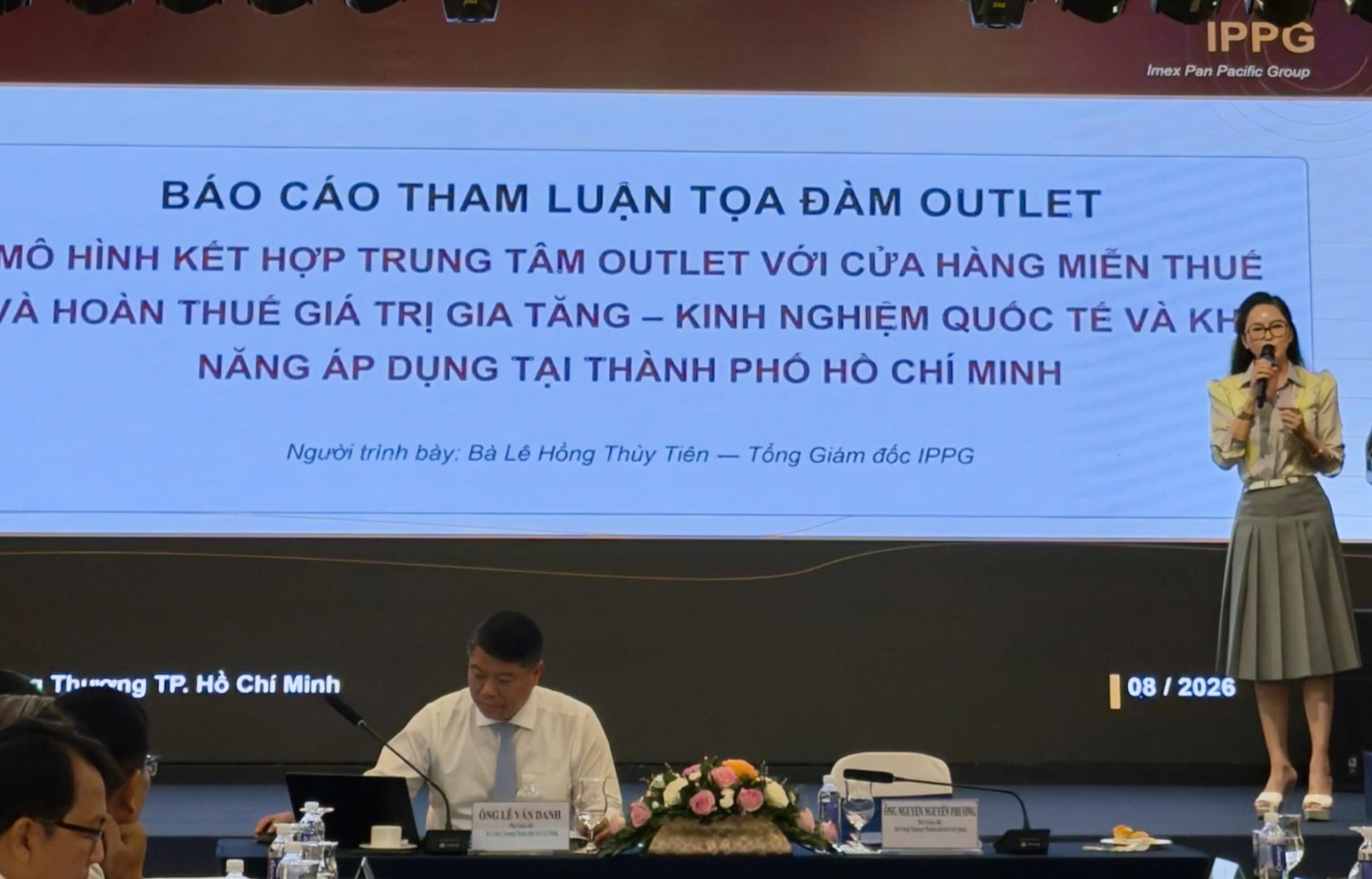 Lê Hồng Thủy Tiên Bà Lê Hồng Thủy Tiên đề xuất cơ chế mới, mở đường phát triển Premium Outlet tại TP.HCM