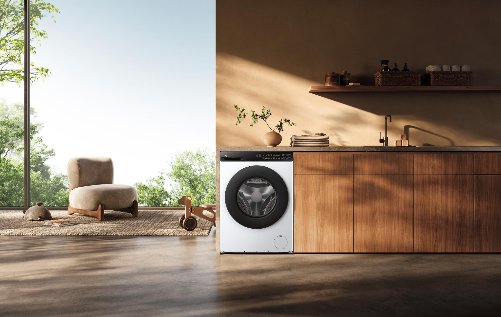 Mijia Front Load Washer 8kg Xiaomi kết nối nhịp sống thông minh với REDMI Watch 6 Series, máy giặt Mijia và loạt thiết bị gia dụng mới