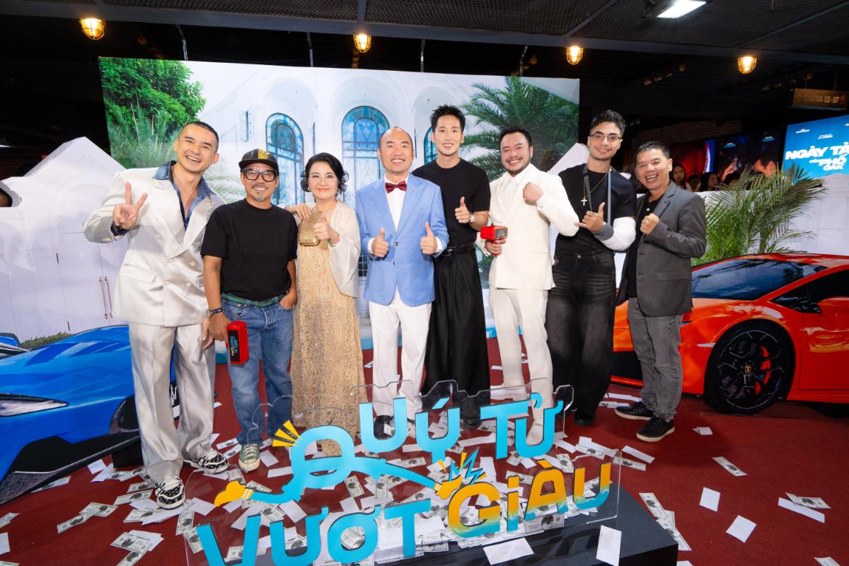 Quý Tử Vượt Giàu 2 Quý Tử Vượt Giàu chính thức ra mắt, dàn sao Việt lên đồ lộng lẫy đến chúc mừng