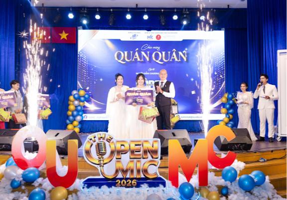 THE OPEN MIC 2026 2 Vinh danh người thắng giải Cuộc thi Người dẫn chương trình “THE OPEN MIC 2026”