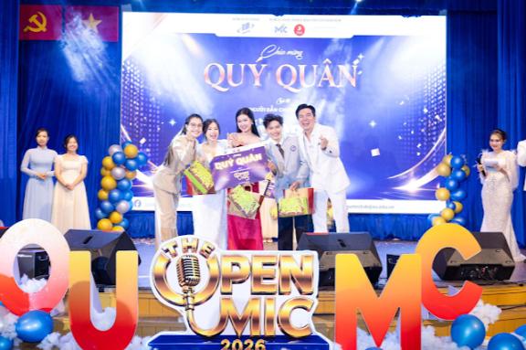 THE OPEN MIC 2026 3 Vinh danh người thắng giải Cuộc thi Người dẫn chương trình “THE OPEN MIC 2026”
