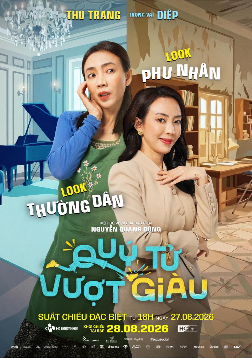 Thu Trang Ngô Kiến Huy hé lộ hay xin… “thoại thêm” khi đóng phim của đạo diễn Nguyễn Quang Dũng