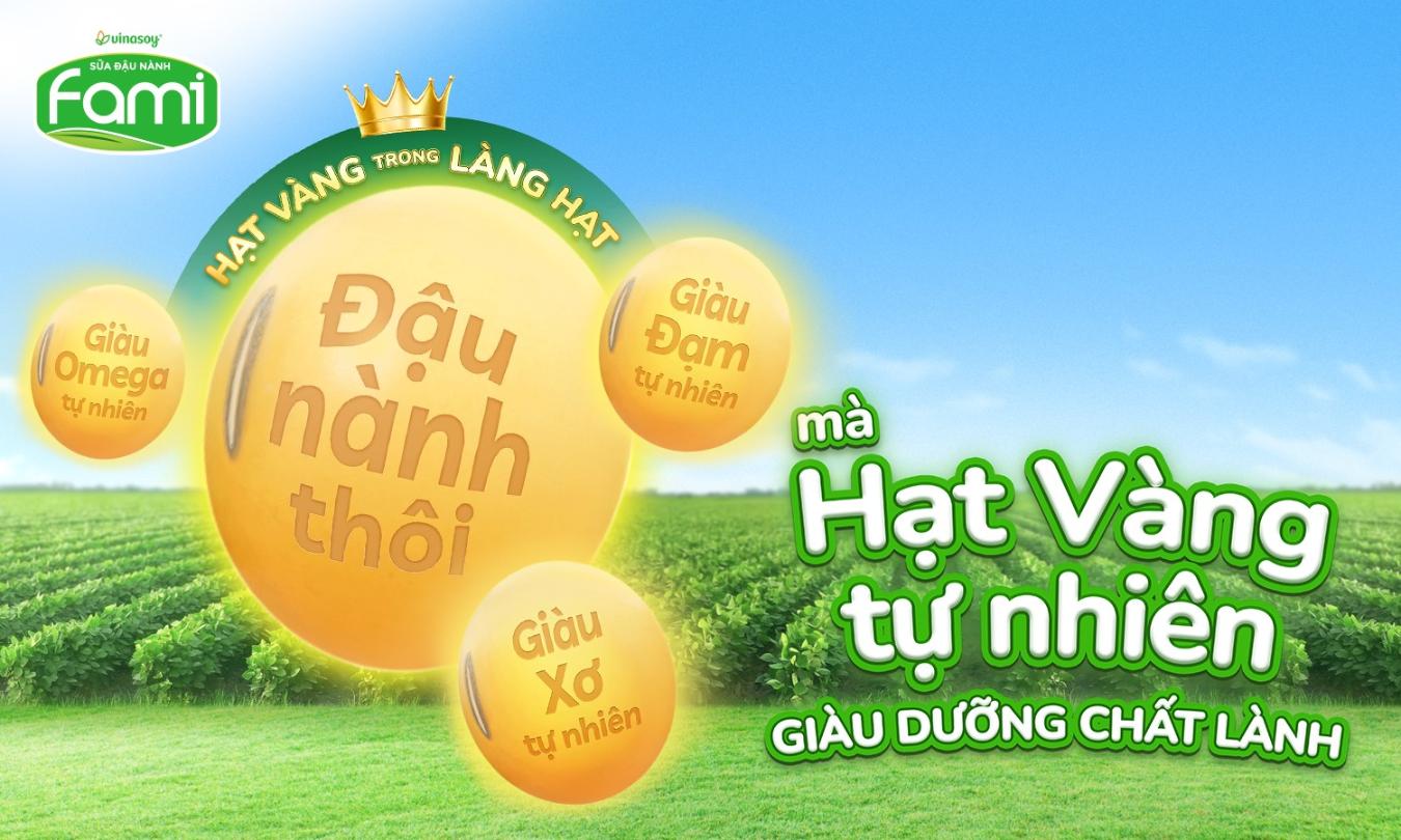 Fami 2 Từ hạt vàng tự nhiên, Fami không ngừng lan toả dưỡng chất lành đến gia đình Việt