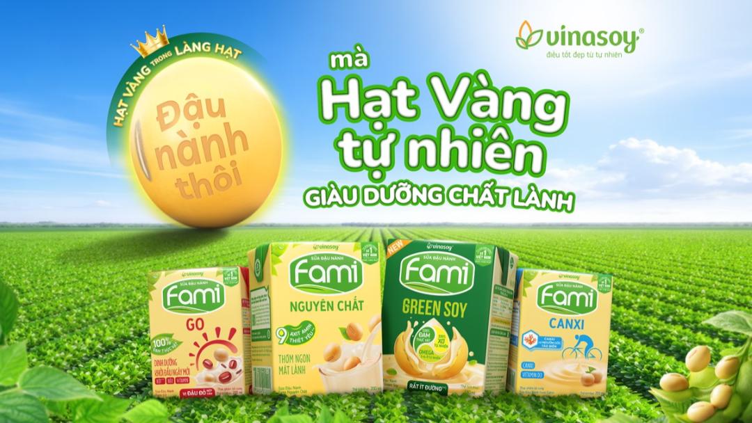 Fami 4 Từ hạt vàng tự nhiên, Fami không ngừng lan toả dưỡng chất lành đến gia đình Việt