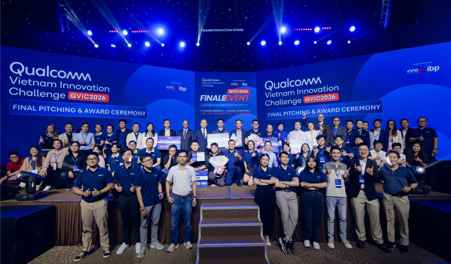 QVIC 4 Qualcomm công bố kết quả chung kết cuộc thi Thử thách đổi mới sáng tạo QVIC 2026