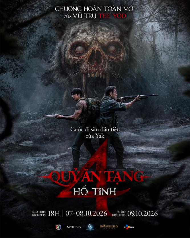 TEASER POSTER 1 Quỷ Ăn Tạng 4: Hổ Tinh   Mở ra một cơn ác mộng mới của vũ trụ Tee Yod