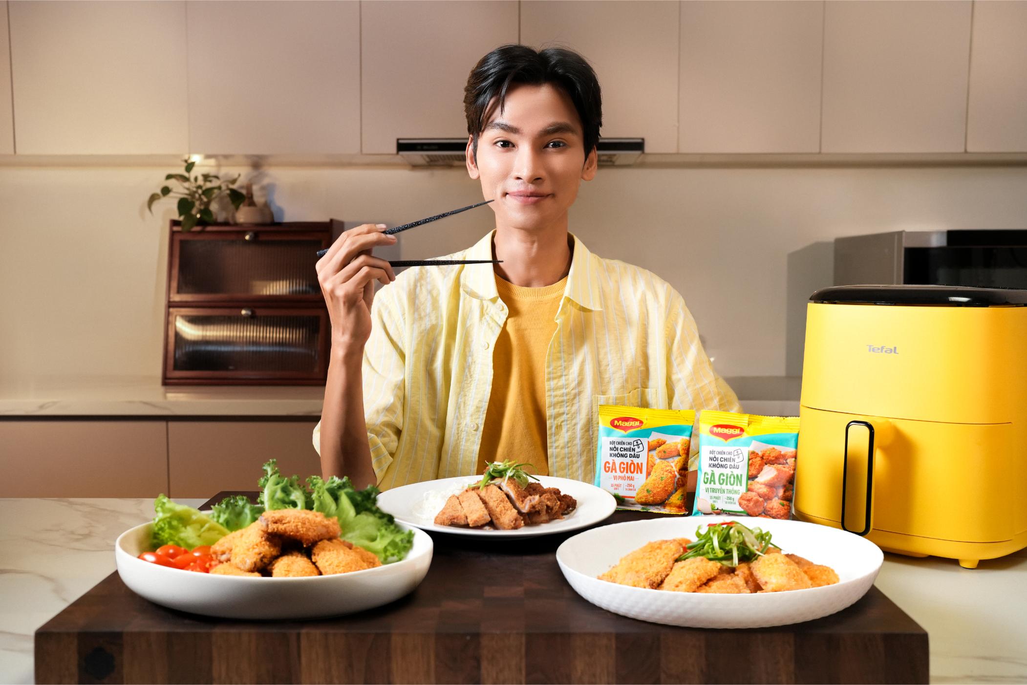 Bột chiên dành riêng cho nồi chiên không dầu MAGGI giúp bữa ăn gia đình nhanh chóng tiện lợi nhưng vẫn ngon miệng MAGGI ra mắt sản phẩm dành riêng cho nồi chiên không dầu tại Việt Nam