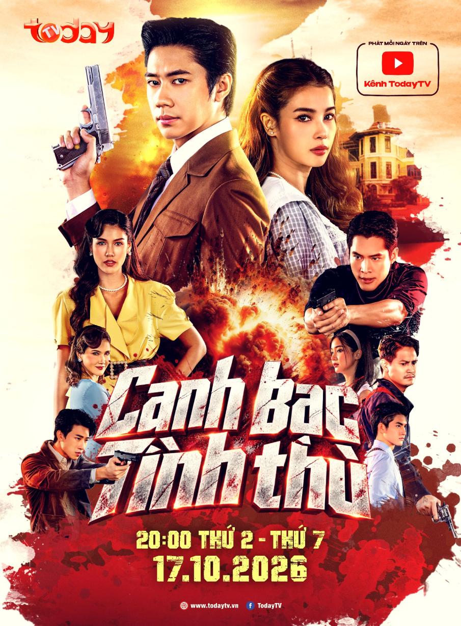 Main poster Siêu phẩm truyền hình Thái Lan “Canh bạc tình thù” chính thức đổ bộ khung giờ vàng TodayTV