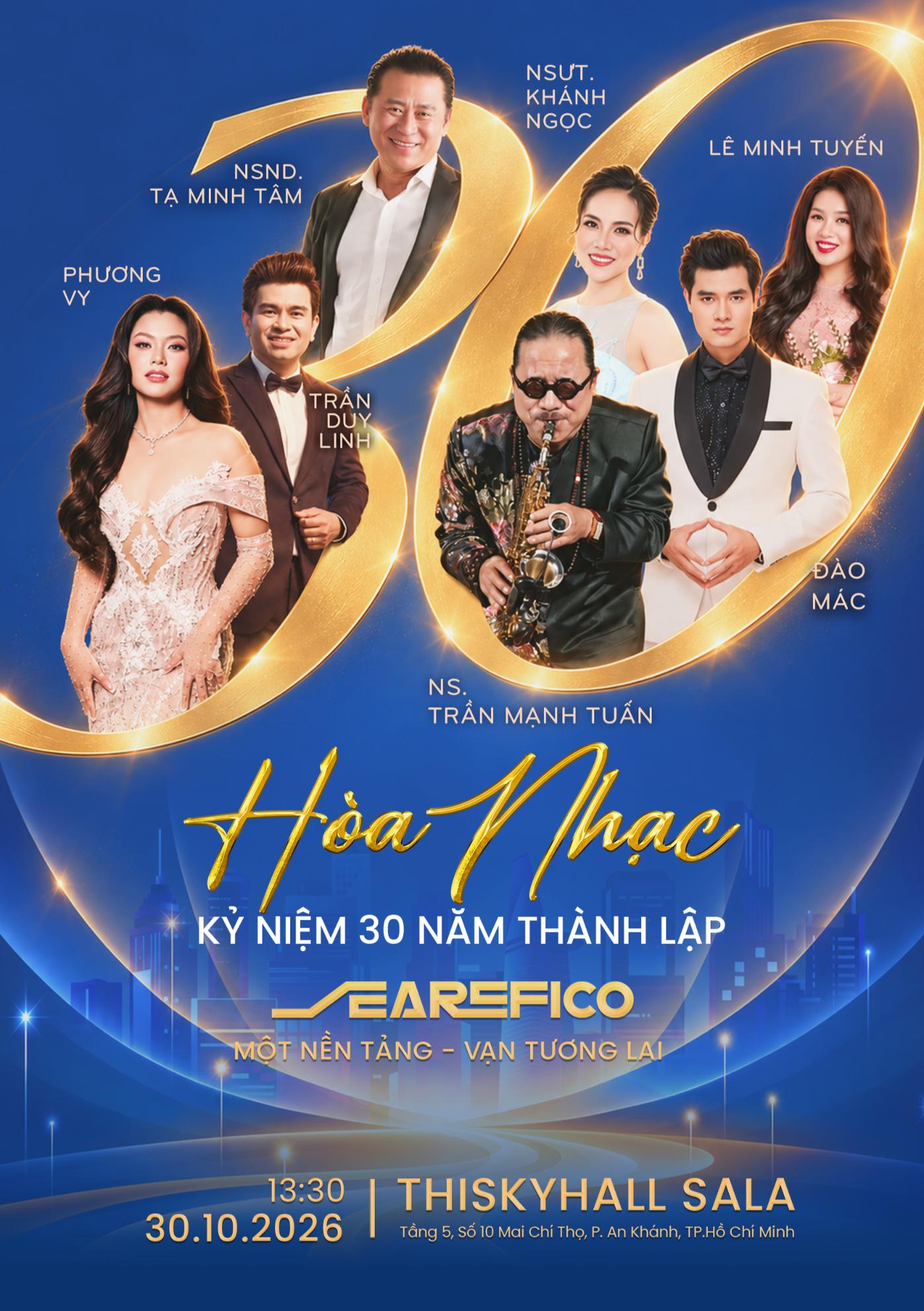 POSTER Tổng đạo diễn Mai Thắm hợp tác Trần Mạnh Hùng mang đến buổi hòa nhạc đặc biệt