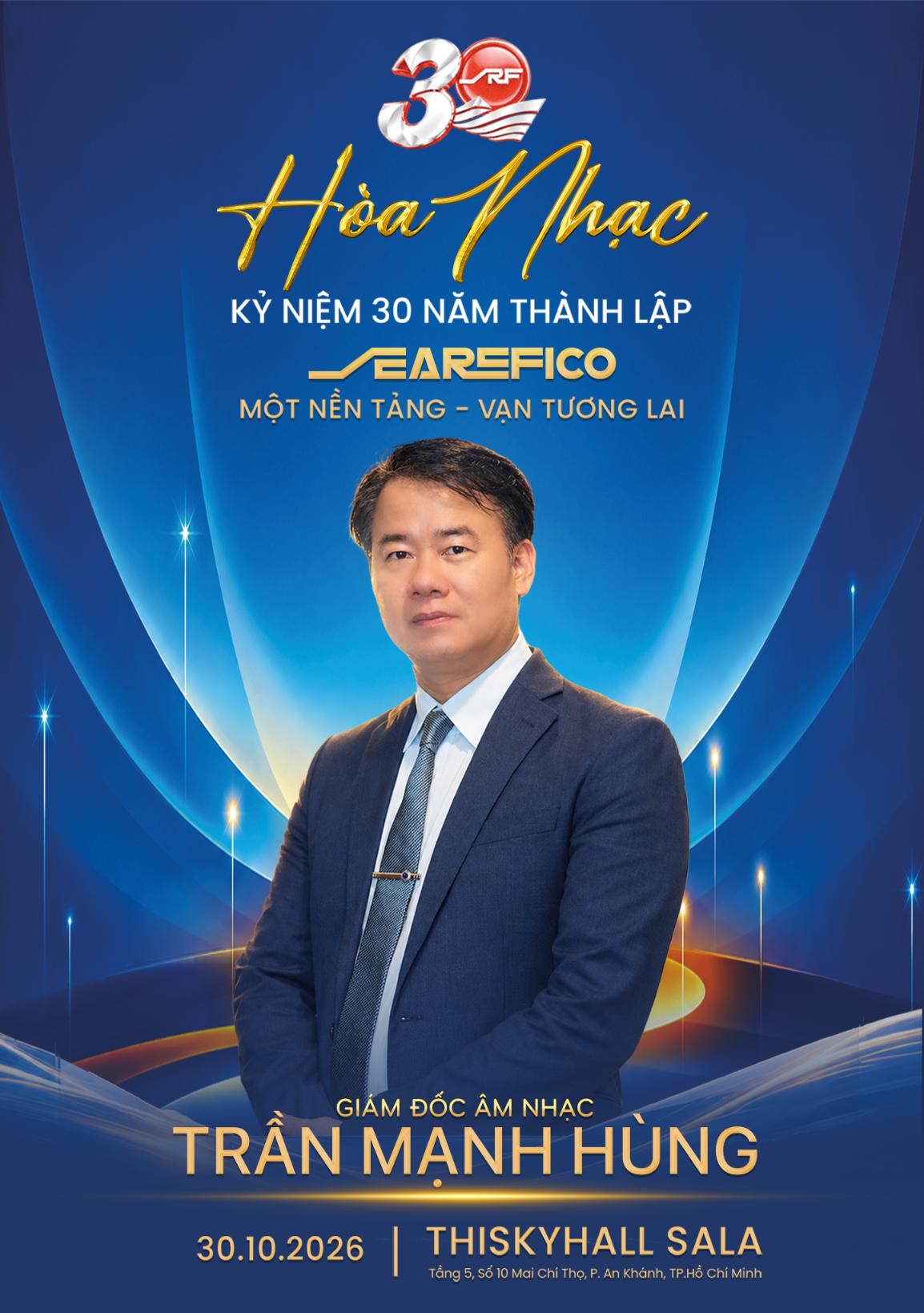 TRẦN MẠNH HÙNG Tổng đạo diễn Mai Thắm hợp tác Trần Mạnh Hùng mang đến buổi hòa nhạc đặc biệt