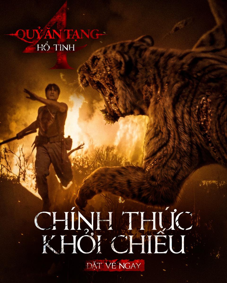 TY4 CTKC Phim kinh dị Quỷ Ăn Tạng 4: Hổ Tinh gây sốt phòng vé Việt